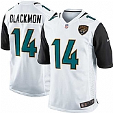 Nike Men & Women & Youth Jaguars #14  Blackmon White Team Color Game Jersey,baseball caps,new era cap wholesale,wholesale hats